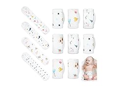 8Pc Cotton Baby Umbilical Cord Bands