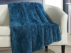Elana Shaggy Faux Fur Ultra Plush Decorative Throw