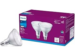 Philips 10W (90W Equivalent) PAR38 Bright White LED Flood Light Bulb