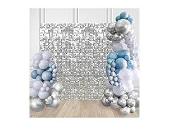 Silver Shimmer Wall Backdrop Panels