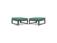 LeisureMod Ottoman Seat Set of 2