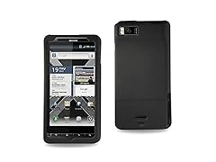 Reiko RPC10-MOTMB870BK Slim and Durable Rubberized Protective Case for Motorola DROID X2 MB870