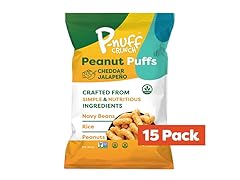 (15 Pack) Pnuff Crunch Peanut Puffs Cheddar Jalapeño