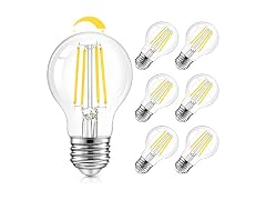TOBUSA 6 Pack A19 Edison Bulbs 5000K