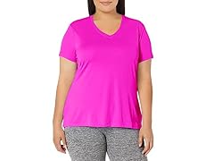 JUST MY SIZE Women's (2XL) JMS Cooldri S/S V Vivid