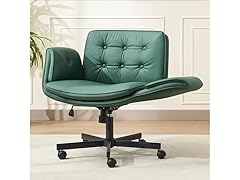 Criss Cross Chair with Armrests & Wheels
