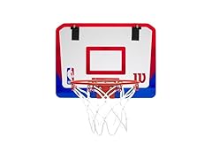 Wilson NBA DRV Mini Hoop - Clear/Red/Blue