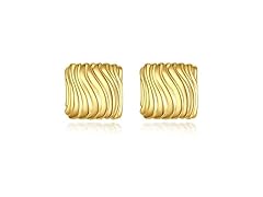 CyxenNova Big Chunky Gold Earring