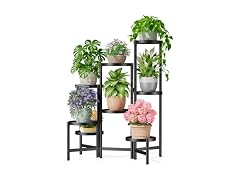 NQW 8 Tiered Plant Stand Indoor Black