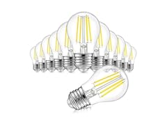 TOBUSA 12-Pack Globe A15 LED Bulbs- Daylight White