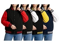 Womens Oversized Lightweight Varsity Jackets
