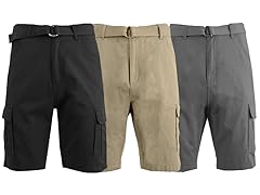 GBH Classic Belted Cotton Cargo Short 3P