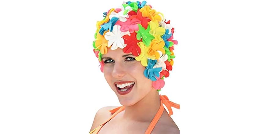Sync Swimwear - Retro Flower Swim Cap