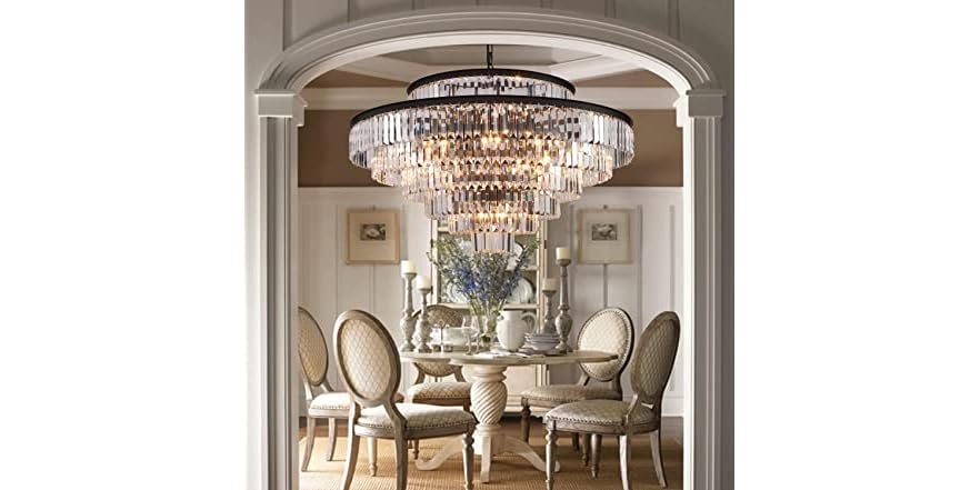 GMlixin Large Crystal Chandelier