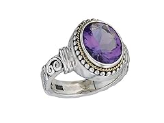 Greg Anthony Bali Genuine Amethyst Ring
