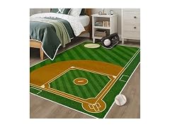 Kacvtuy Baseball Rug 5x7