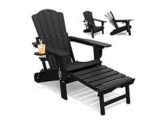 THOEOE Adirondack Chair with Footrest