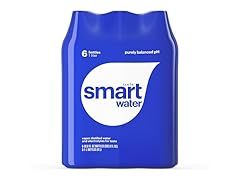 6PK Smartwater Packaged Drinking Water, 33.8 Fl O