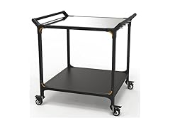 NUUK 32in Stainless Steel Grill Cart Black