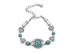 18K White Gold Plated Pandora Inspired Bracelet