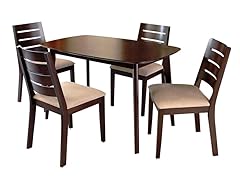 Terra Wood 5-piece Dining Set