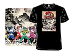 Rangers in Japan woodblock