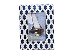 Nautical Rope Pattern Capiz 4x6 Frame