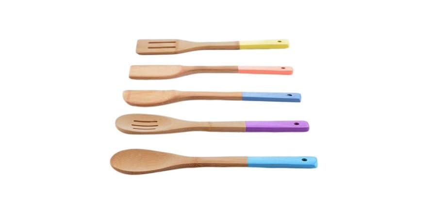 5 Piece Colorful Kitchen Utensil Set