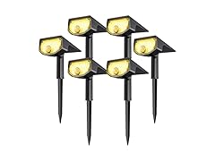 6 Pck Motion Sensor Outdoor Lights