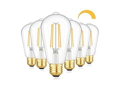 Kondras B0CGV7LB8H 7W ST58 Edison Bulbs Warm