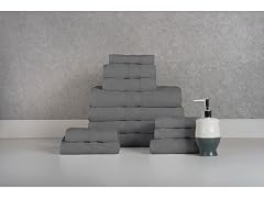 12-Piece Egyptian Cotton Towel Set