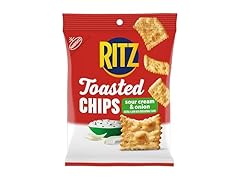 RITZ Toasted Chips Sour Cream and Onion Crackers