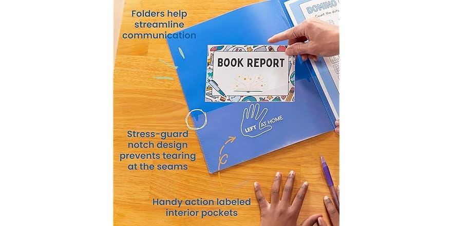 ECR4Kids 2-Pocket Parent-Teacher Folders