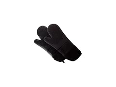 Silicone Oven Mitts 1 Pair, Black