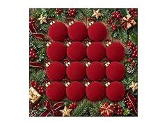 Rokkibom Velvet Christmas Balls