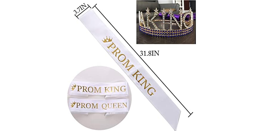 Prom King's and Queen's Royal Crowns