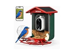 Plastic Smart Bird Feeder W/ Camera