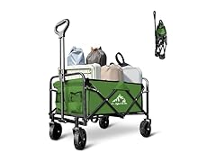 SAILARY Collapsible Foldable Wagon, Green