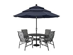 ABCCANOPY 3 Tiers Patio Umbrella Navy 11ft