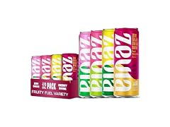 12PK Zevia Zero Sugar Energy Drink, Fruity Fuel