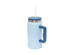 Glad Pioneer Stainless Steel Tumbler 47oz, Blue