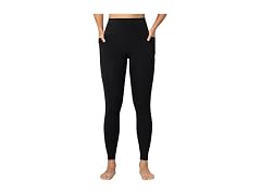 Sunzel Womens Leggings 25in S Black W/pockets