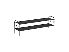 SONGMICS Shoe Rack, 2-Tier Shoe Rack Fabric Shoe Shelf