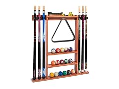 Pool Stick Holder, Wall Mount Pool Cue Rack 