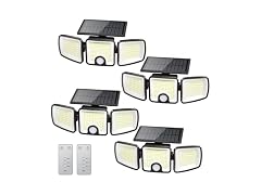 Brightown 4 Pack Solar Flood Outdoor Lights
