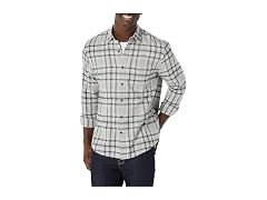 Amazon Essentials Men (XS) Shirt Black Light Grey