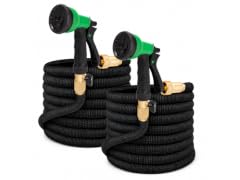 2-Pack 25ft Expandable Hose w/ Nozzle