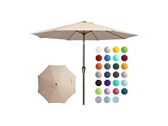 JEAREY 9FT Patio Market Umbrella