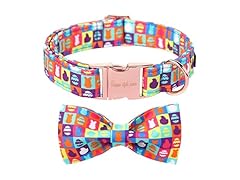 Unique Style Paws Easter Day Dog Collar with Bow