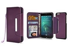 Urge Basics Wallet iPhone 6+ Case, Purple